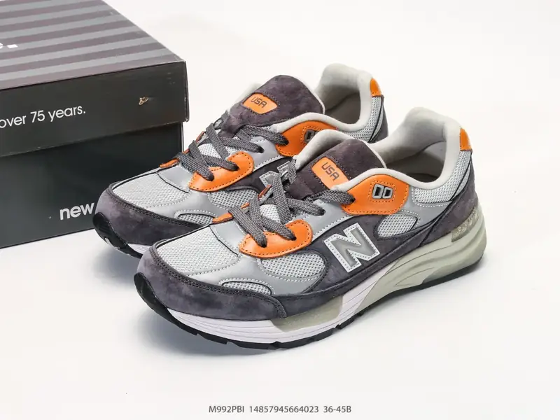 新百倫 運動鞋 復古 透氣 皮革 M992PBI #14857945664023